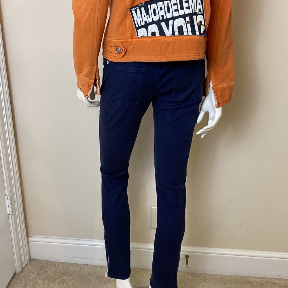 DL 1961 Jeans Size 29 Florence Mirabel Cropped with White Accents - Picture 8 of 13